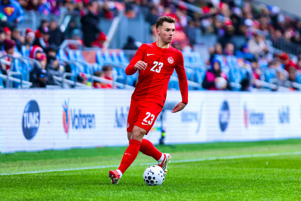 These are the jerseys of the World Cup participants. The home jersey of co-hosts Canada.