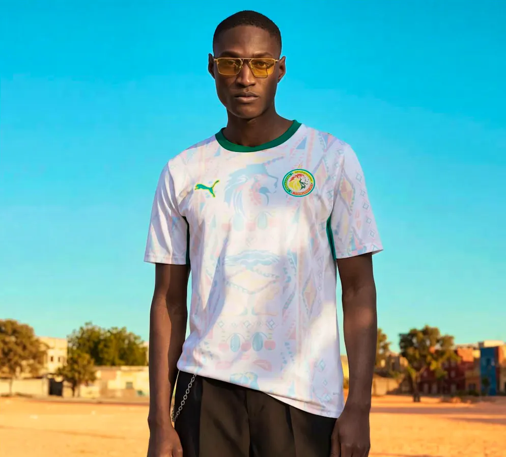 These are the jerseys of the World Cup participants. Away kit Senegal
