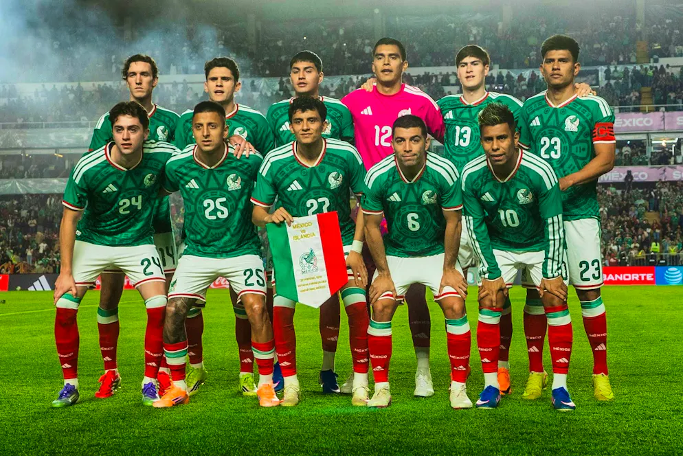 These are the jerseys of the World Cup participants. The jerseys of the World Cup participants. Click through the gallery. This is what the Mexicans' home kit looks like.