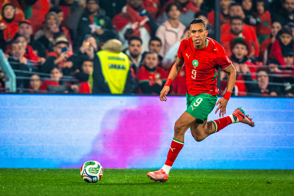 These are the jerseys of the World Cup participants. The home kit of Africa Cup winners Morocco.