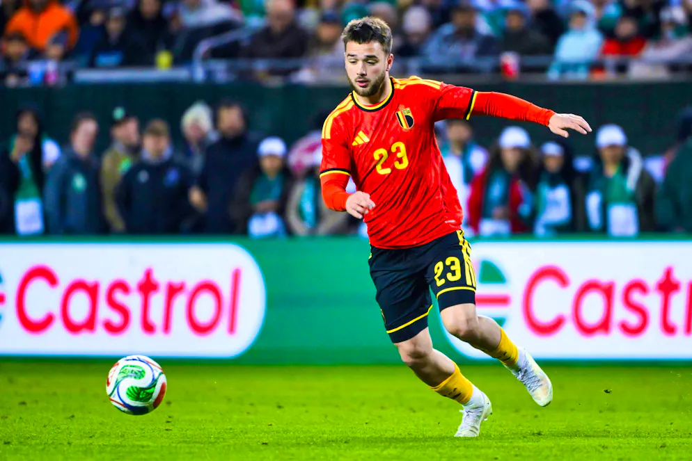 These are the jerseys of the World Cup participants. Belgium home kit