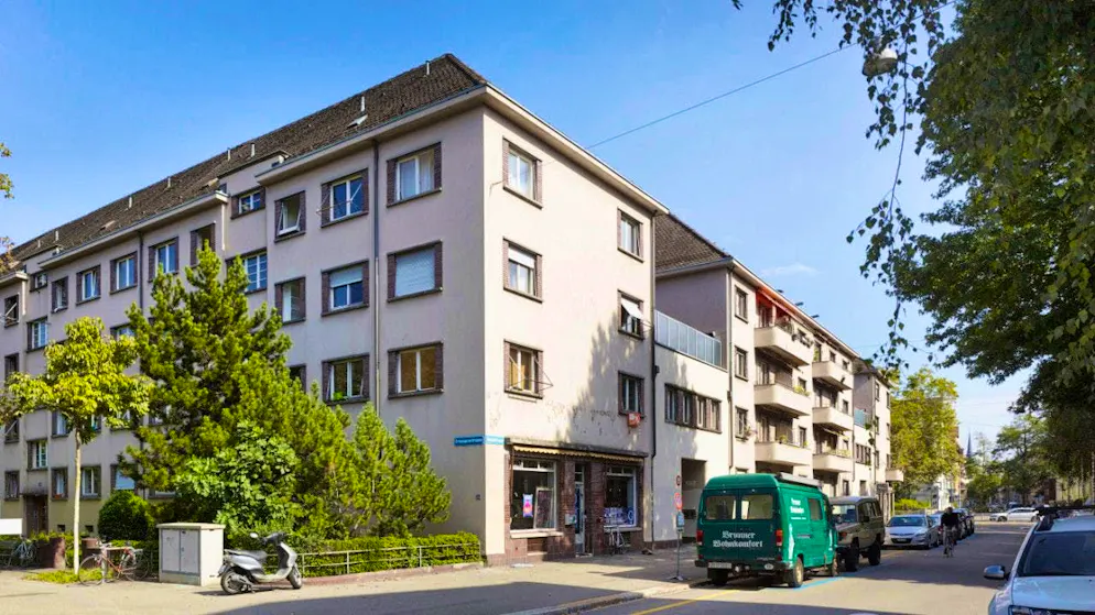 The Seebahn housing estate of the federal staff building cooperative on the street of the same name in Zurich. (archive picture)