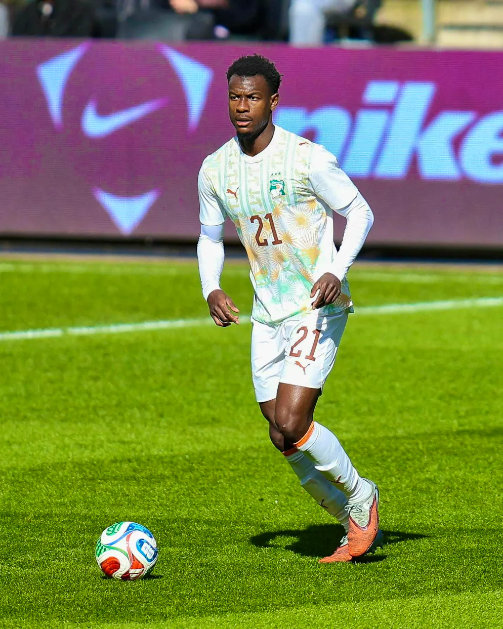 These are the jerseys of the World Cup participants. Ivory Coast away kit