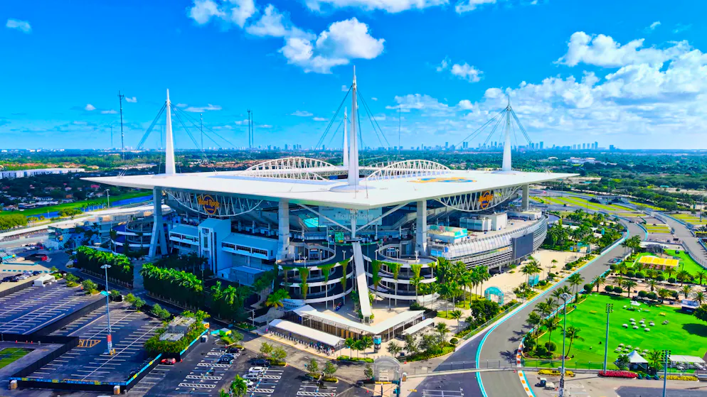 Das Hard Rock Stadium in Miami (65'000 Plätze)