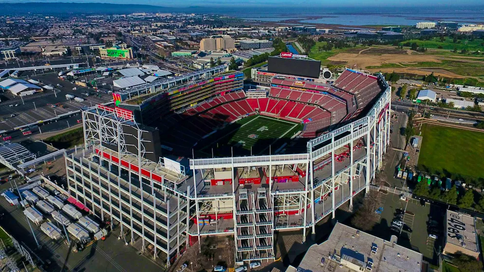 The Levi's Stadium in Santa Clara (71,000 seats)