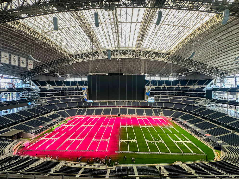 Das AT&T Stadium in Arlington