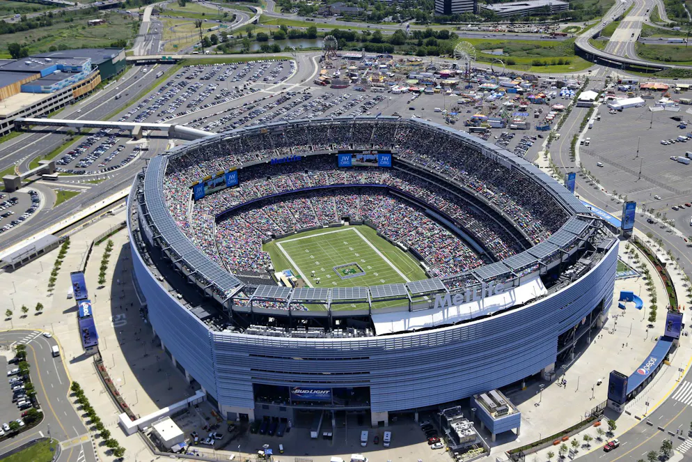 Das MetLife Stadium in East Rutherford (82'500 Plätze)