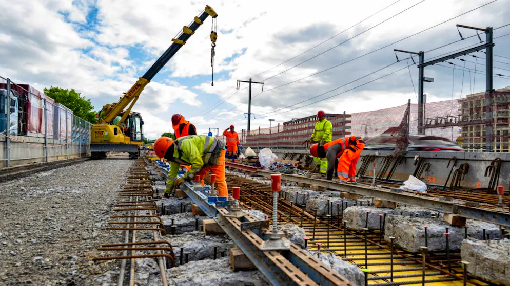 Travaux d'assainissement du pont de la gare à Morges – Gallery. Au total, ce sont 20 millions de francs qui sont entièrement investis par la Confédération sur les presque deux ans et demi de ce chantier.