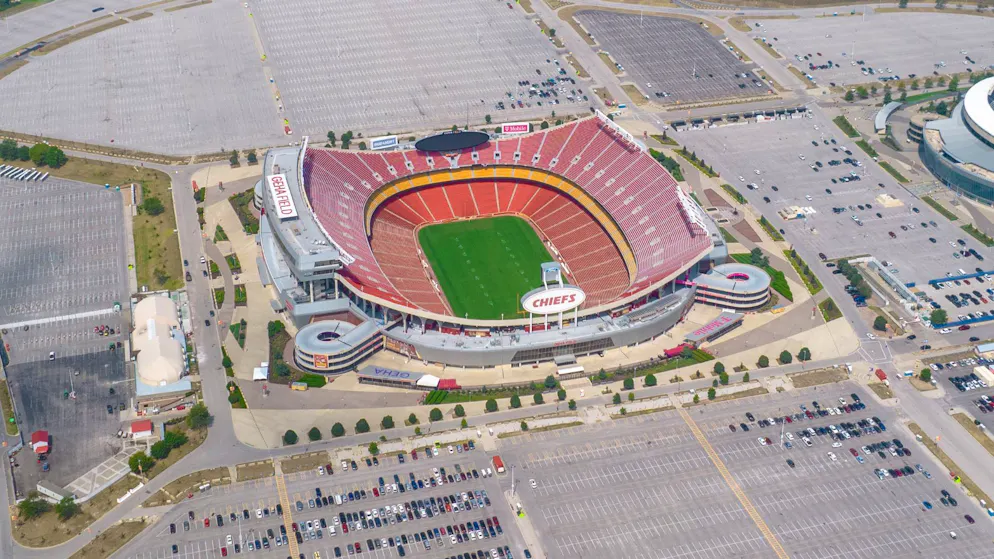 Das Arrowhead Stadium in Kansas City (73'000 Plätze)