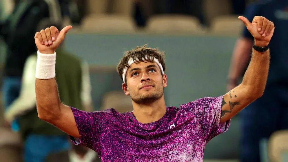 Reaches the semi-finals at a major tournament for the first time: Flavio Cobolli
