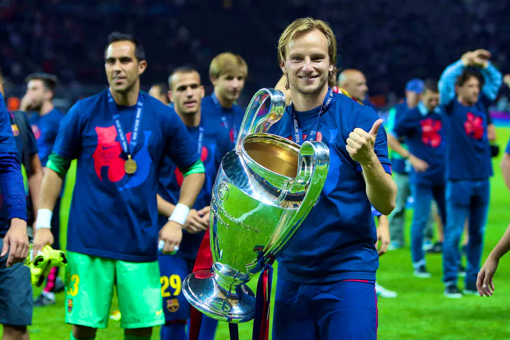 Rakitic won the Champions League with Barcelona in 2015.