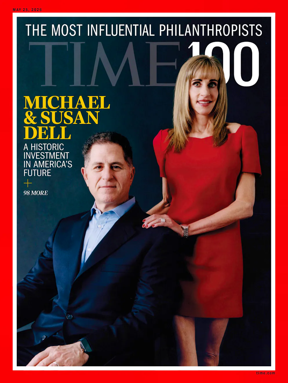 Das Magazin «Time» widmet Michael und Susan Dell am 25. Mai seine Titelgeschichte.