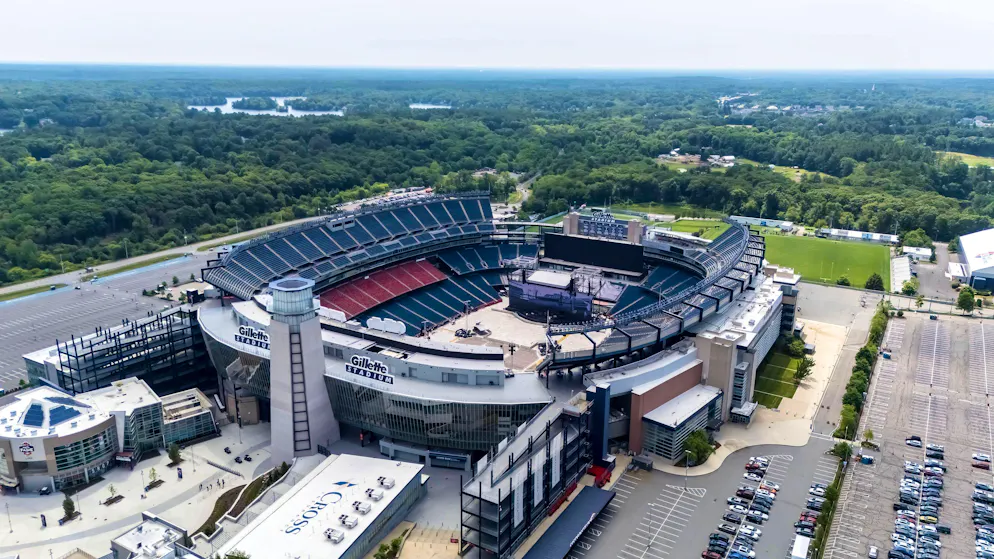 Das Gillette Stadium in Foxborough (65'000 Plätze)