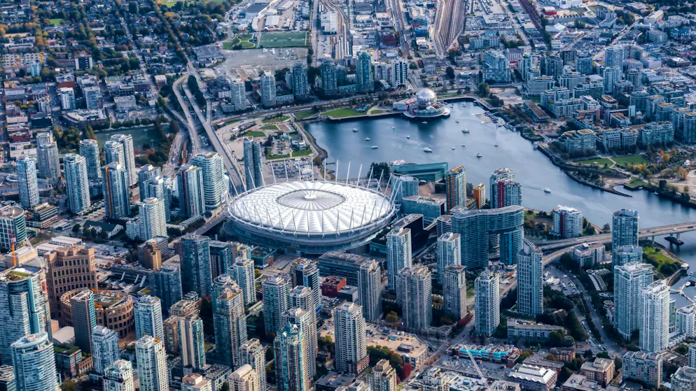 Das BC Place in Vancouver (54'000 Plätze)