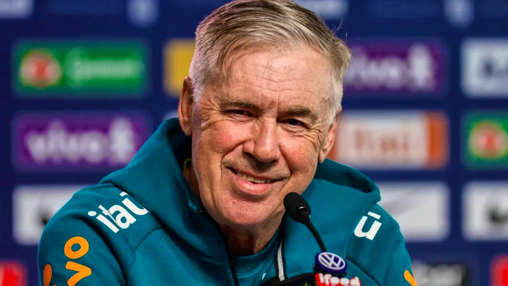 Head coach Carlo Ancelotti should lead the Brazilians to their long-awaited sixth World Cup title