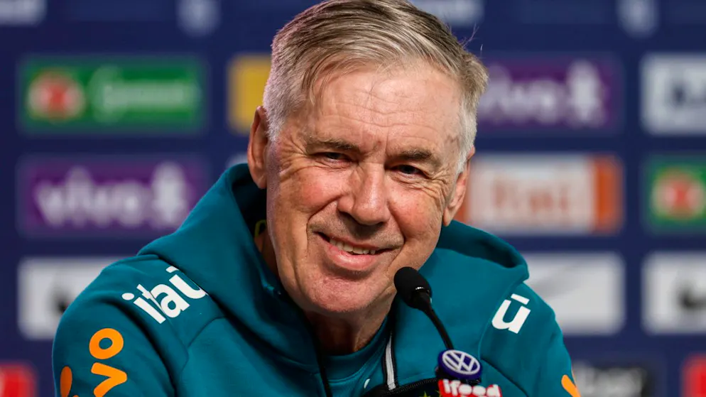 Startrainer Carlo Ancelotti soll die Brasilianer zum langersehnten sechsten WM-Titel führen
