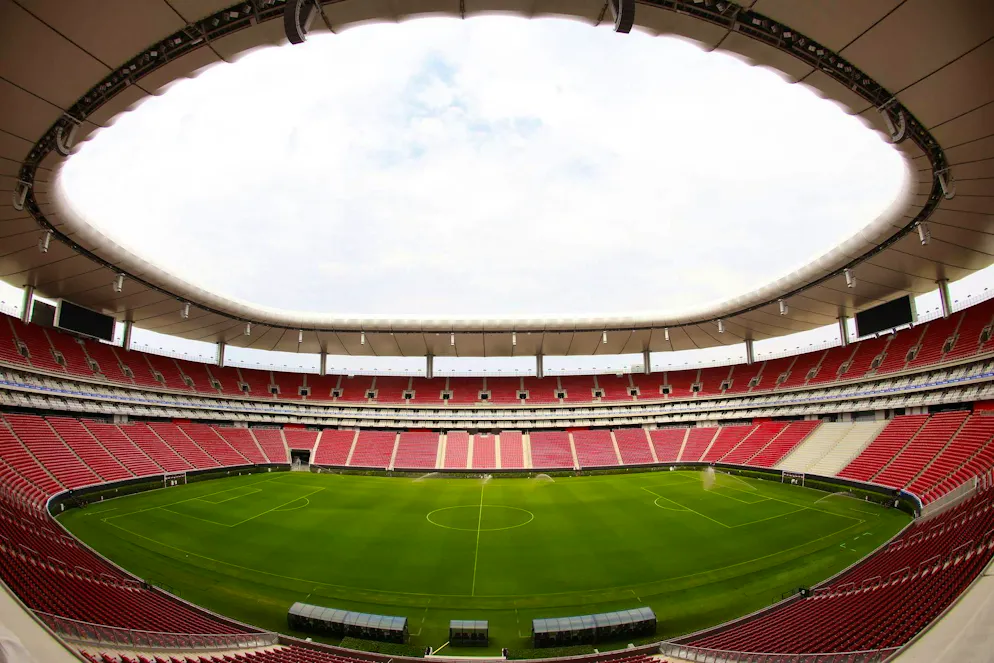 The Guadalajara Stadium in Zapopan (48,000 seats)