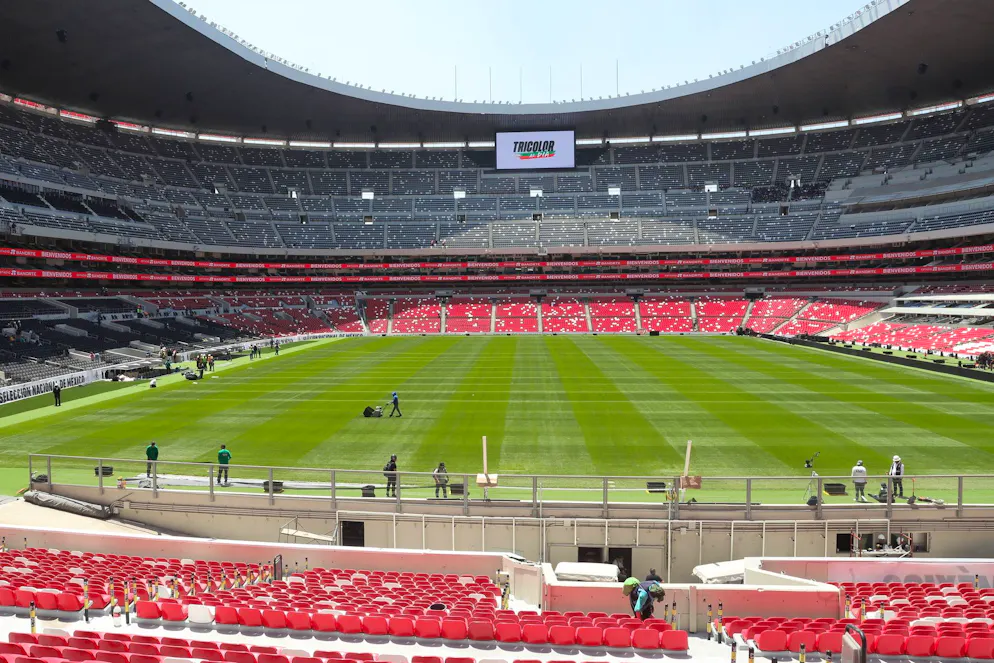 Das Aztekenstadion in Mexiko City (83'000 Plätze)