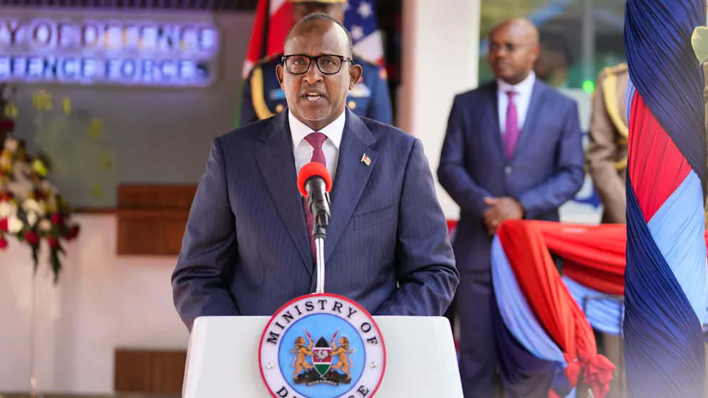 «La base aérienne de Laikipia est l'un des 23 centres de quarantaine et d'isolement que nous construisons. Et nous n'arrêterons pas» a déclaré le ministre de la santé, Aden Duale.