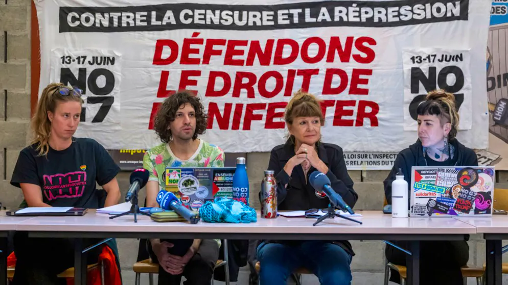 Les responsables de No G7 estiment toujours que le tracé imposé par le Conseil d'Etat pour la manifestation du 14 juin à Genève n'est pas adapté.