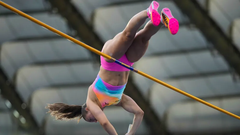 Top-Höhe in Rom. Starke 4,80 m für Stabhochspringerin Angelica Moser