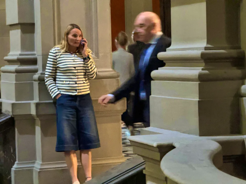 Is this the last time Daniel Jositsch (right) will leave the Federal Parliament as an SP member?