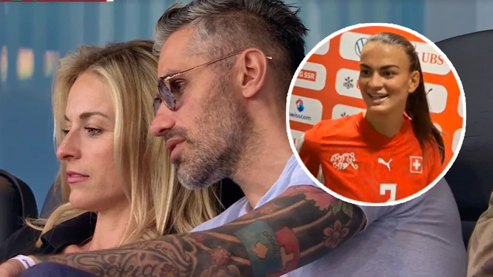 Tips and consolation from the ex-professional. Xhemaili meets Lara Gut-Behrami and husband Valon - and reveals what he advised her to do