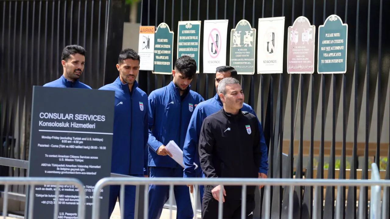 WM26. The Iranian players have received their US visas