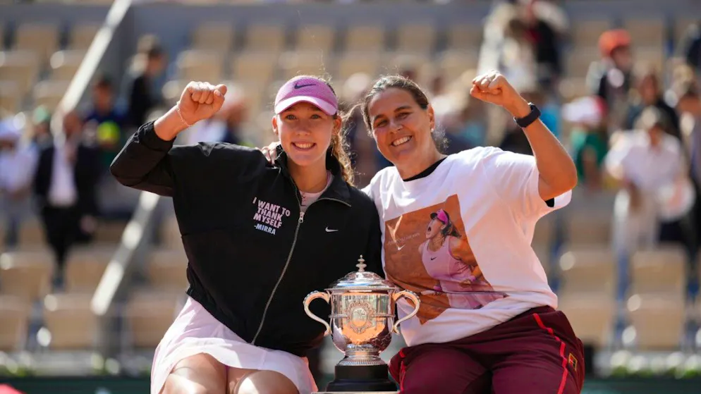 French-Open-Siegerin. Andrejewa: «Ich habe versucht, wie Roger zu sein»