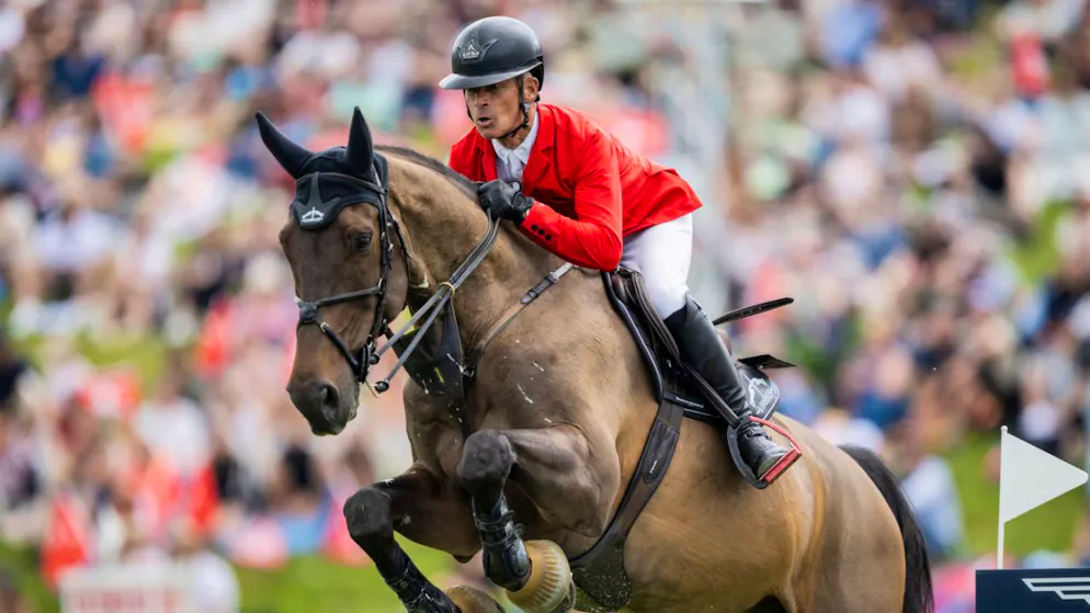 CSIO St.Gallen. Einzig Pius Schwizer im Sattel von Jason im Preisgeld
