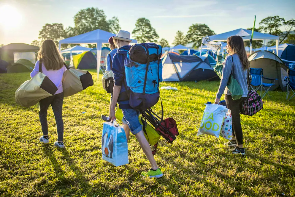 Soon it'll be time to set up tents, listen to music, have a good time and take the tent down again. Festival time begins.
