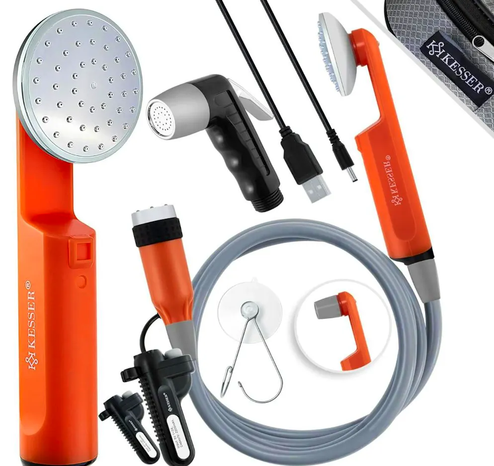 The Kesser camping shower is a simple and solid solution for a quick shower.