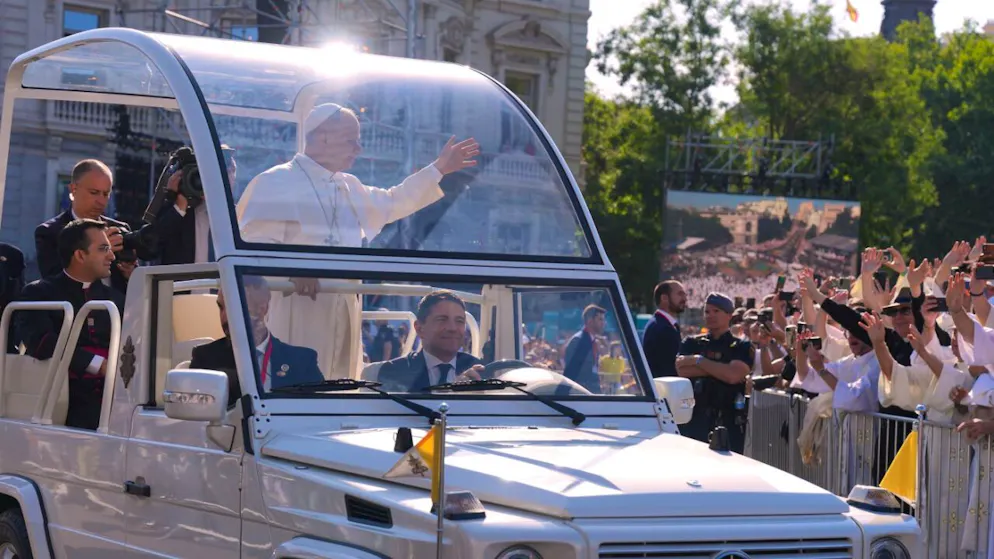 Seconda giornata. Nuovo bagno di folla per papa Leone a Madrid