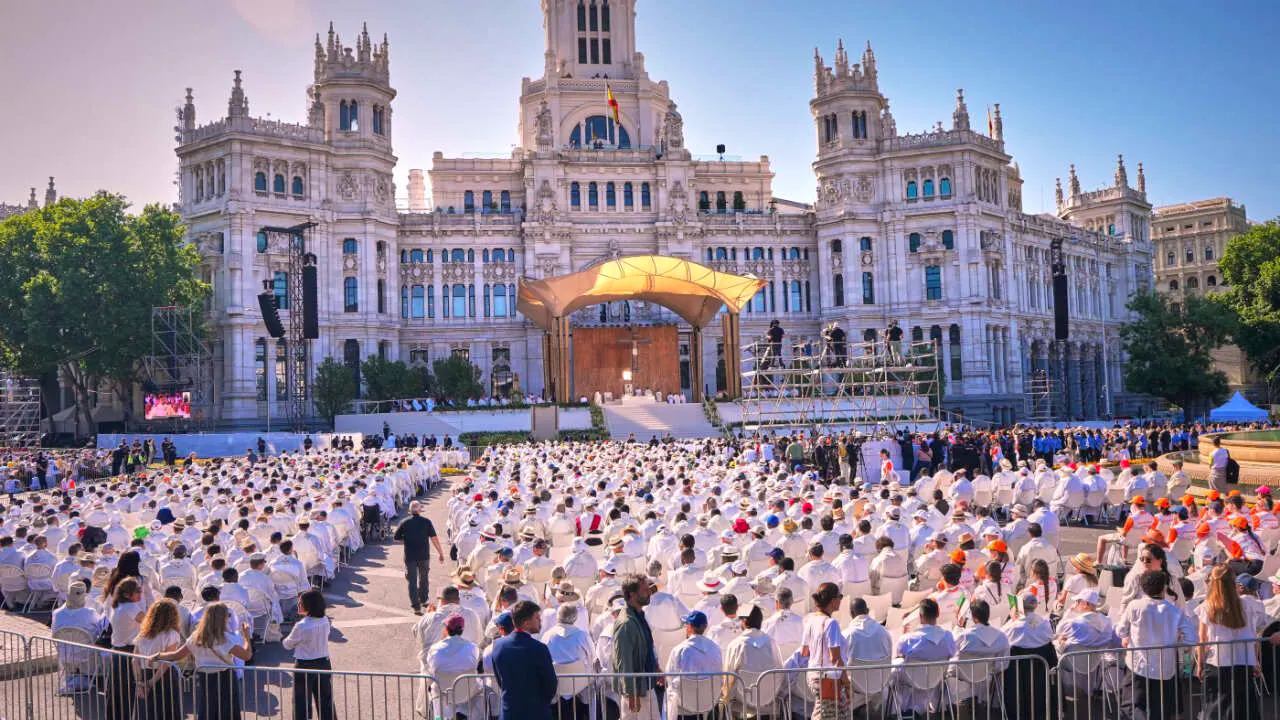 Spanien. 1,2 Millionen bei Papst-Messe in Madrid