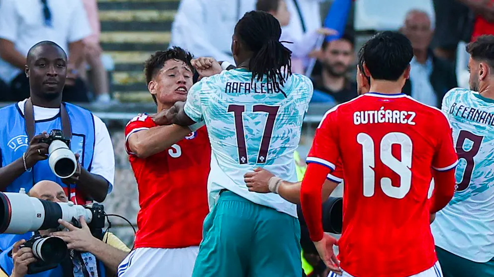 World Cup ticker. Portugal star faces ban after punch ++ Algeria extend contract with Petkovic