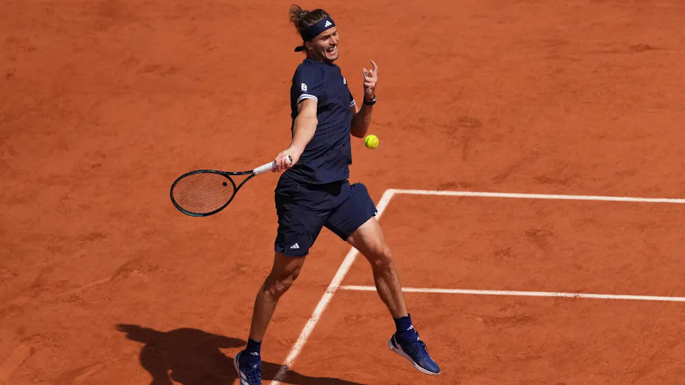 French Open in the ticker. Zverev dominates the first set