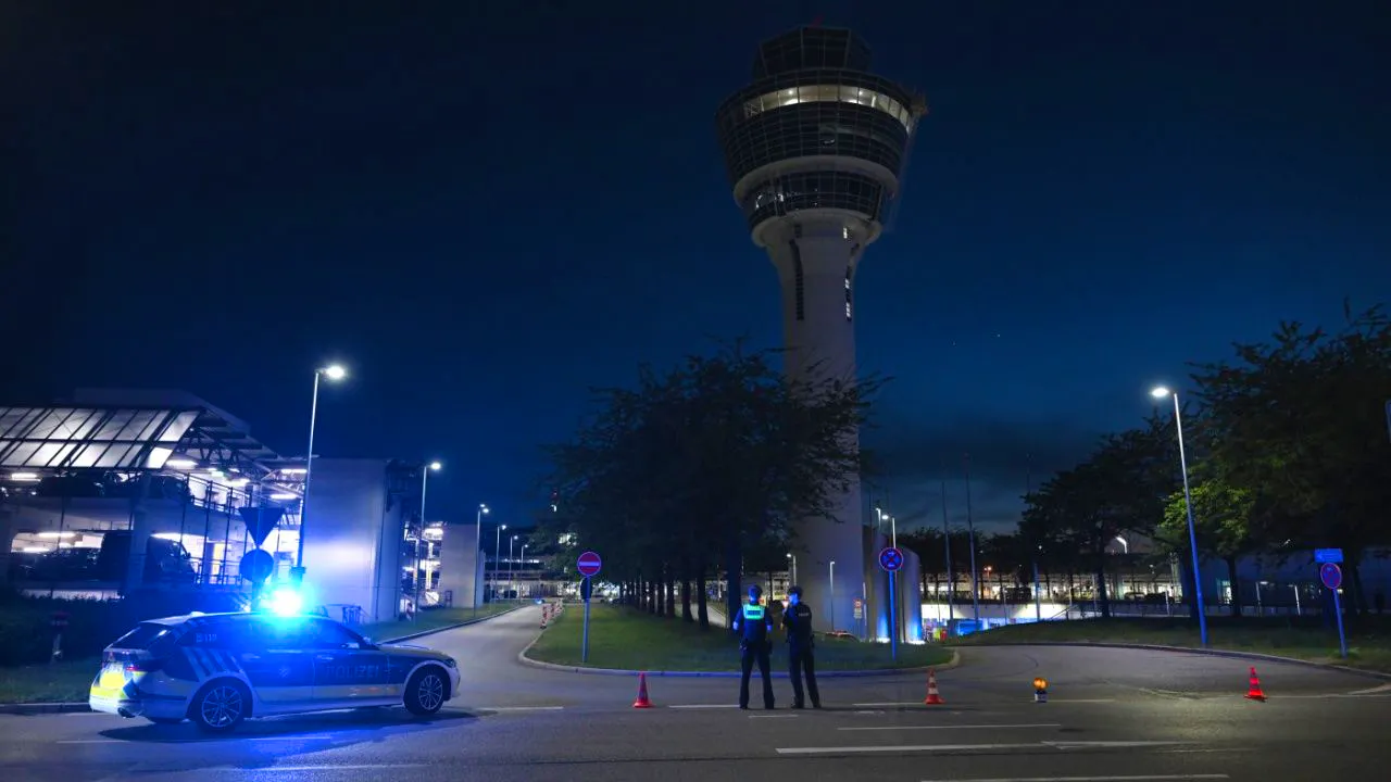 Bavaria. Munich Airport ceases operations