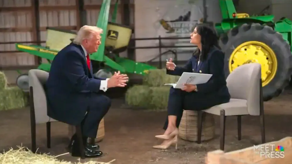 «Grazie, tesoro, divertiti». Trump interrompe l'intervista alla NBC dopo le domande critiche: «O siete corrotti o stupidi»