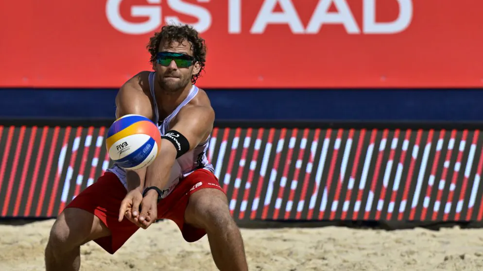 Injury to the triceps. Beach volleyball player Marco Krattiger out for months