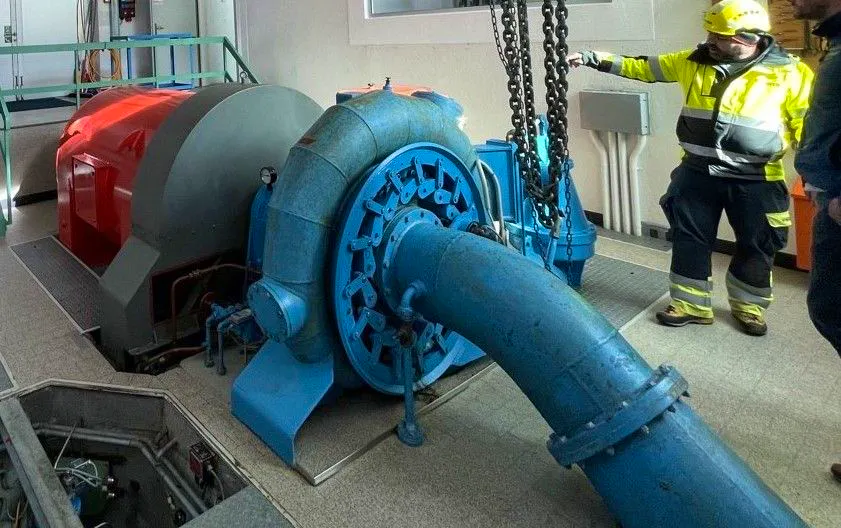 News. Silvaplana, centrale turbina di nuovo