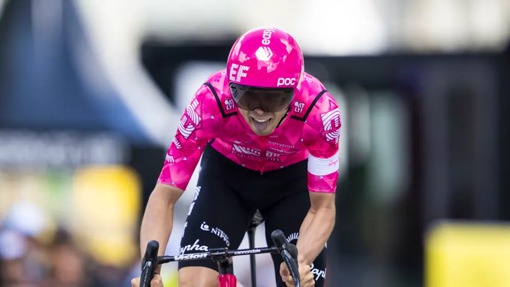Tour Auvergne-Rhône-Alpes. Visma écrase le chrono par équipes, Baudin garde le jaune