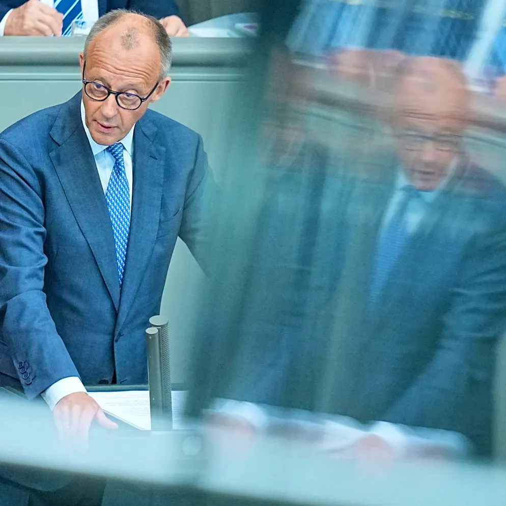 Eklat im Bundestag. So schlagfertig weist Friedrich Merz AfD-Störer in die Schranken