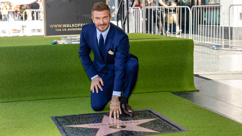 Beckham honoré à Los Angeles. La légende britannique inaugure son étoile à Hollywood