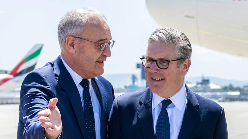G7. Parmelin accoglie Starmer, il primo degli arrivi a Ginevra