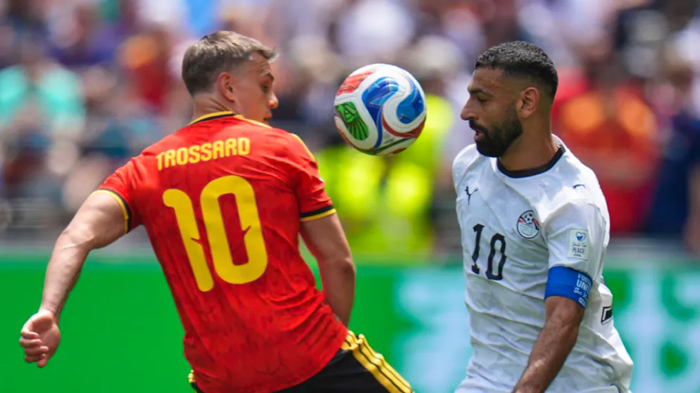 Belgium – Egypt 1–1. Belgium has to settle for a draw