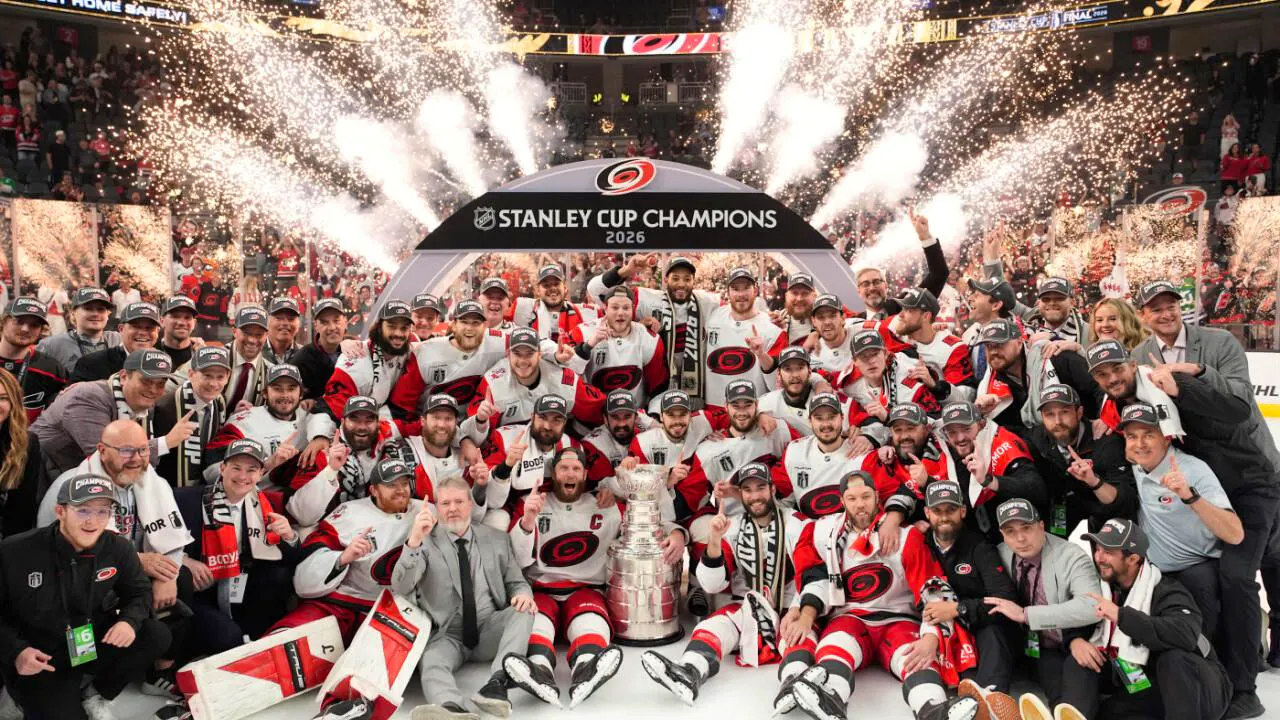 NHL. The Carolina Hurricanes are Stanley Cup champions