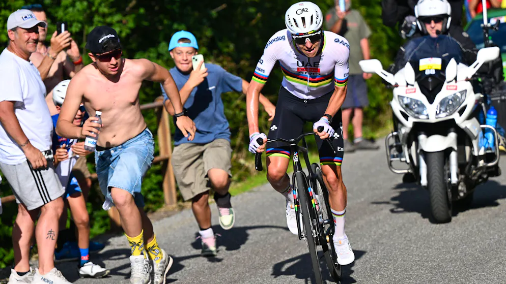 Tour de Suisse. Tadej Pogacar sur son raid XXL : «Ce n'était définitivement pas prévu»