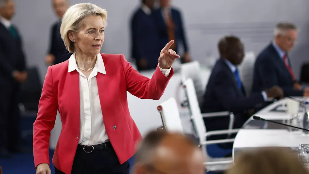 «Être des partenaires solides». IA : Ursula von der Leyen pour une coopération entre les USA et l'UE