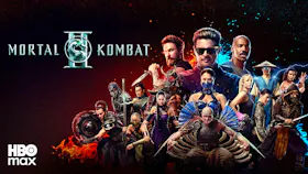 Key Art zu «Mortal Kombat II» mit den bekannten Kämpfern aus der Videospielreihe.