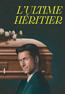 Filmposter zu «L’Ultime Héritier» mit einem Mann vor einem Sarg.